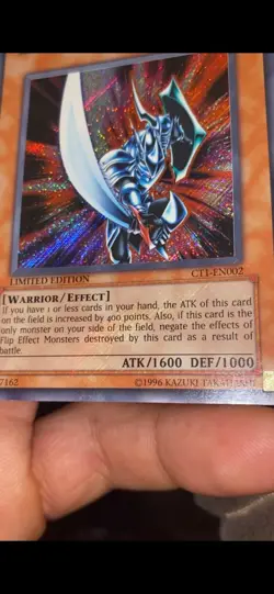 Blade Knight CT1-EN002 2004 Limited Edition Secret Rare HOLO BLEED NM YuGiOh! - Image 3