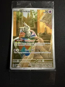 Pokemon TCG Mimikyu Scarlet & Violet Promo Card 075/Promo SEALED - Image 1