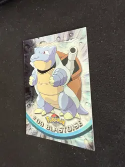 2000 Blue Topps Pokemon TV Animation Series Blastoise #9 Foil Card LP Vintage - Image 3