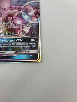 Pokemon TCG Mewtwo GX SM196 Promo Holo Card Sun & Moon Black Star NM - Image 3