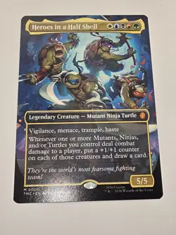 MTG Heroes in a Half Shell (0006) (Borderless) Normal NM | 6 TMC M - Image 1
