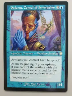 MTG Padeem, Consul of Innovation Commander: the Brothers' War Retro Rare - Image 1