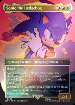 MTG Secret Lair x Sonic The Hedgehog Friends & Foes Foil Edition SEALED - Image 3