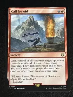 MTG Commander: LOTR Call for Aid 0030 Rare - Image 1