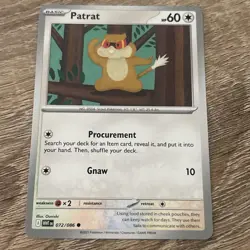 Patrat 072/086 Sv: White Flare Regular Pokemon Card - Image 1