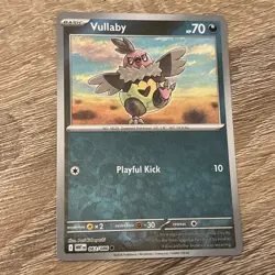 Vullaby 063/086 Sv: White Flare Reverse Holo Pokemon Card - Image 1
