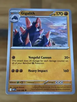 Gigalith 048/086 Pokemon TCG SV: White Flare - Image 1