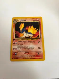 Quilava 46/111 Uncommon Neo Genesis Pokemon 1st Edition NM - Image 2