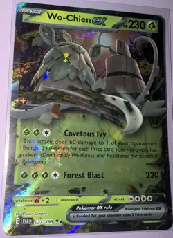 Pokemon Paldea Evolved Wo-Chien 027/193 NM - Image 1