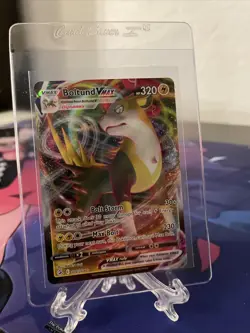 Pokemon TCG Boltund VMAX Fusion Strike 104/264 Holo Ultra Rare NM - Image 1