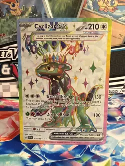 Cyclizar EX 228/191 SV08: Surging Spark Ultra Rare Holo Pokemon NM - Image 1