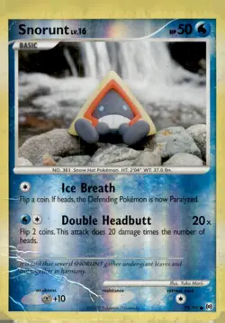 Snorunt 75/99 Common Arceus Pokemon Near Mint - Image 1