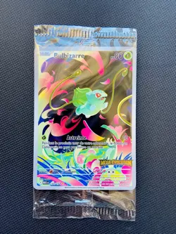 Carte Pokemon Bulbizarre AR 133/132 PROMO STAMP ME01 Exclu Display SCELLE NEUF - Image 1