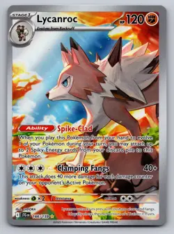 Lycanroc 166/159 Illustration Rare Journey Together Near Mint - Image 1