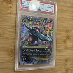 POKEMON 2017 Promo Black Star M SHARPEDO Ex Prem Coll #XY200 PSA 10 Gem Mint - Image 3