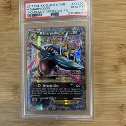 POKEMON 2017 Promo Black Star M SHARPEDO Ex Prem Coll #XY200 PSA 10 Gem Mint - Image 5