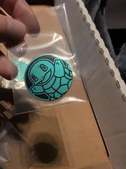Pokemon Light Blue Squirtle Mini Coin From 151 Chinese - Image 1