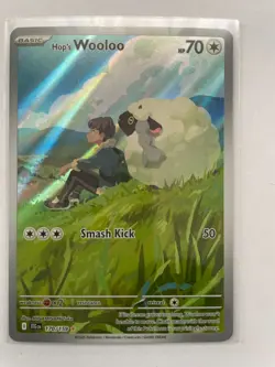 pokemon Hop's Wooloo 170/159 Illustration Rare, Journey Together, Full Art Holo - Image 1