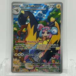 Pokemon TCG Journey Together Iono’s Kilowattrel #163/159 Illustration Rare LP - Image 1