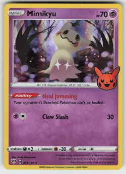 Mimikyu 081/189 Rare Darkness Ablaze Pokemon Near Mint - Image 1