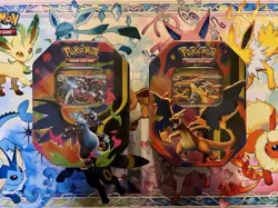 Pokemon TCG Mega Charizard EX Tins Set of 2 (X & Y) 🔥 SEALED 🔥 - Image 1