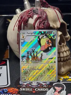 ☠☠ Pokemon Farigiraf 228/193 Sv02: Paldea Evolved Holo - Image 1