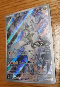 N's Reshiram IR 167/159 Sv09: Journey Together Illustration Rare Holo Pokemon NM - Image 1