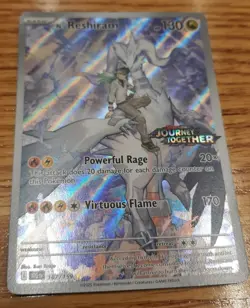 N's Reshiram IR 167/159 Sv09: Journey Together Illustration Rare Holo Pokemon NM - Image 2