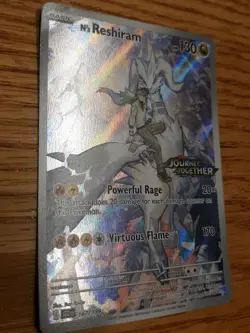 N's Reshiram IR 167/159 Sv09: Journey Together Illustration Rare Holo Pokemon NM - Image 3