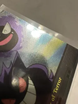 GENGAR Pokemon Topps 2000 TV: Ep #22 The Tower of Terror Holo Foil Blue Label LP - Image 3