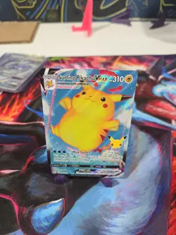 Surfing Pikachu VMAX 009/025 Full Art PokemonCelebrations 25th Anniversary NM#11 - Image 1