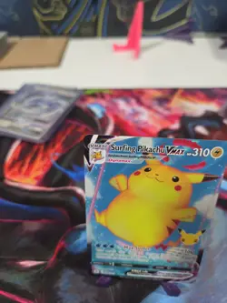 Surfing Pikachu VMAX 009/025 Full Art PokemonCelebrations 25th Anniversary NM#11 - Image 2
