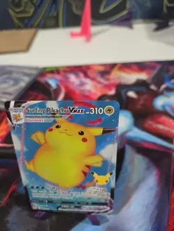 Surfing Pikachu VMAX 009/025 Full Art PokemonCelebrations 25th Anniversary NM#11 - Image 3