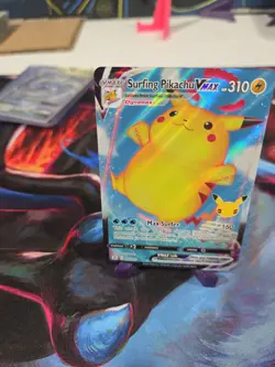Surfing Pikachu VMAX 009/025 Full Art PokemonCelebrations 25th Anniversary NM#11 - Image 5