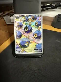 Roggenrola 127/086 Illustration Rare SV: White Flare Pokemon TCG NM - Image 1
