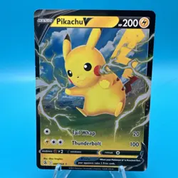 Pikachu V 086/264 - SWSH: Fusion Strike Ultra Rare - Pokemon TCG - Image 1