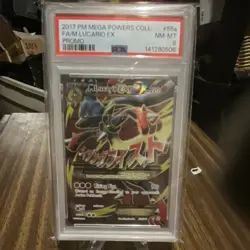 The Pokemon Company Pokemon TCG M Lucario EX 055A/111 Holo Promo PSA 8 2017 - Image 1