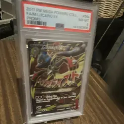 The Pokemon Company Pokemon TCG M Lucario EX 055A/111 Holo Promo PSA 8 2017 - Image 3