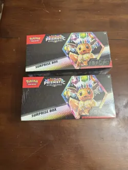 Pokemon TCG Prismatic Evolutions Surprise Box Scarlet & Violet SEALED X 2 - Image 1