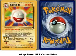 2000 Pokemon, Base Set 2, #25/130 Electrode, Rare - Image 1