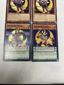 Yugioh - Lunalight Black Sheep SHVI-EN011 Common X2 + Tiger + Wolf - Image 3
