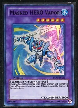 Masked Hero Vapor - GENF-EN095 - Super Rare - 1st Edition - Yugioh - Image 1