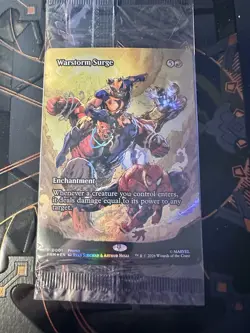 Warstorm Surge Magic The Gathering Exclusive Promo Card Sealed NEW Marvel P0001 - Image 1