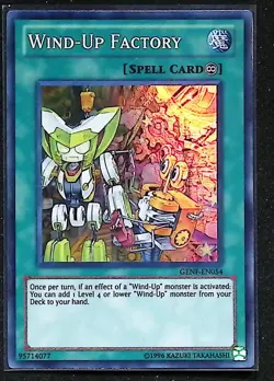 Wind Up Factory - GENF-EN054 - Super Rare - Yugioh - Image 1