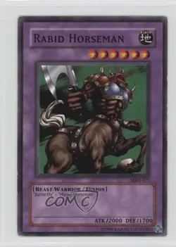 Rabid Horseman Unlimited YuGiOh Metal Raiders #MRD-077 2002 READ - Image 1