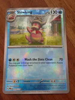 Pokemon TCG Slowking 019/131 Prismatic Evolutions (Poke Ball Pattern) - Image 1