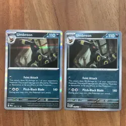 Pokemon TCG Umbreon Prismatic Evolutions 059/131 HOLO & REVERSE HOLO SET - Image 1