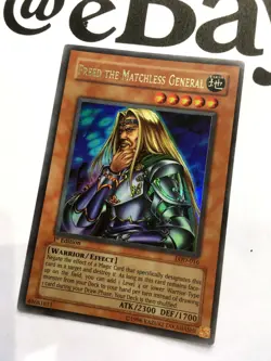 YUGIOH - LOD-016 - FREED THE MATCHLESS GENERAL - ULTRA RARE - 1ST EDITION - - Image 3