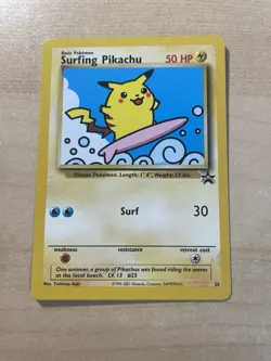 Surfing Pikachu 28/53 Wotc Promo Regular (Near Mint or Better) Vintage Pokemon - Image 1