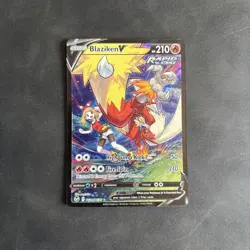 Pokemon TCG Blaziken v TG14/TG30 Silver Tempest Trainer Gallery - Image 1
